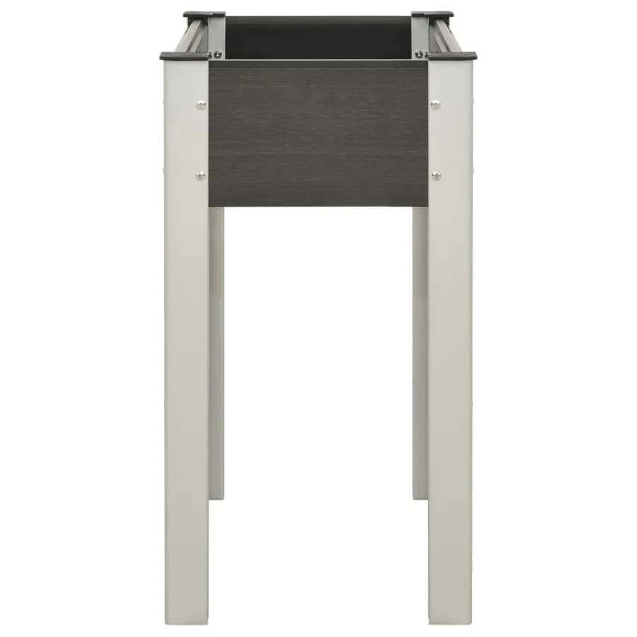 Lit surélevé de jardin 75x40x75 cm WPC Gris - 3