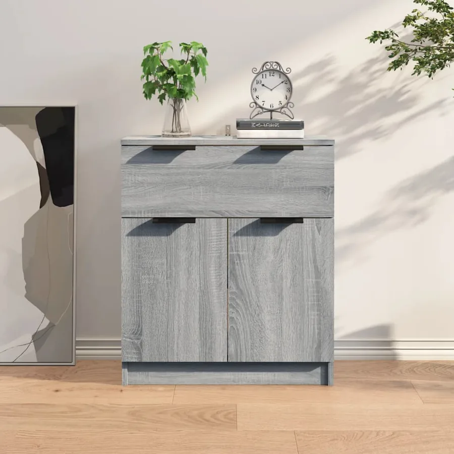 Buffet Sonoma gris 60x30x70 cm Bois d'ingénierie
