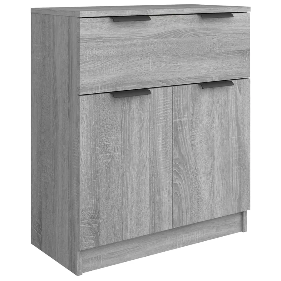 Buffet Sonoma gris 60x30x70 cm Bois d'ingénierie - 2