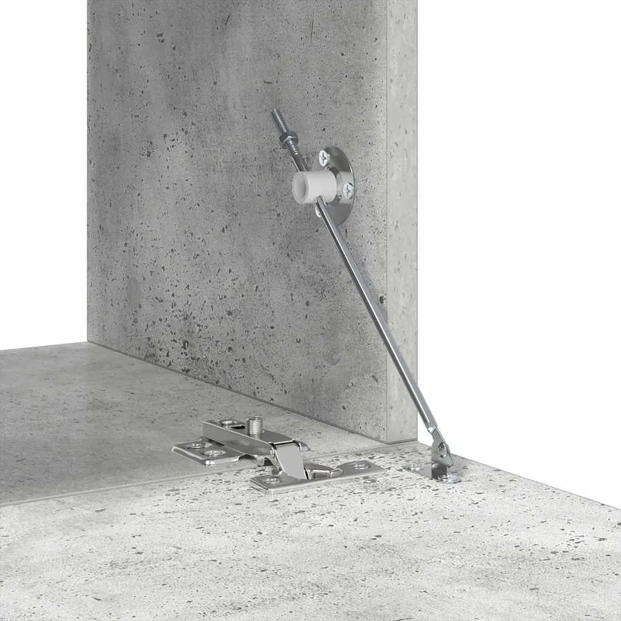 Ensemble de meubles TV 10 pcs Gris béton Bois d'ingénierie - 10