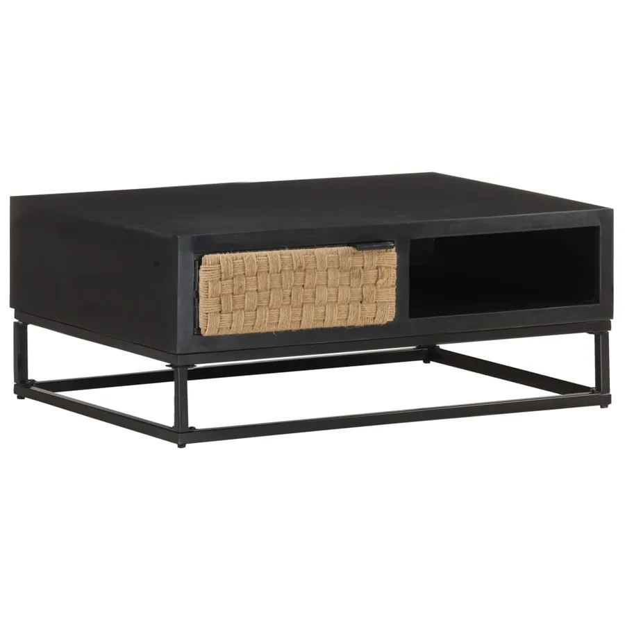 Table basse 90x60x35 cm Bois de manguier massif - 9