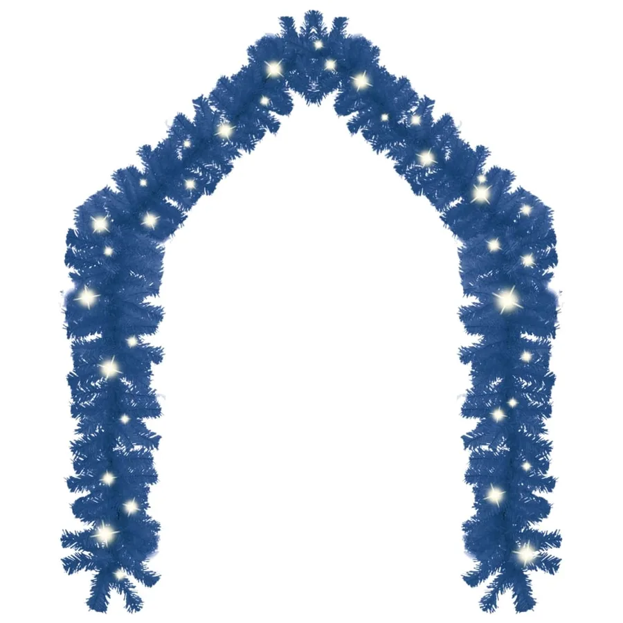 Guirlande de Noël avec lumières LED 5 m Bleu - 2