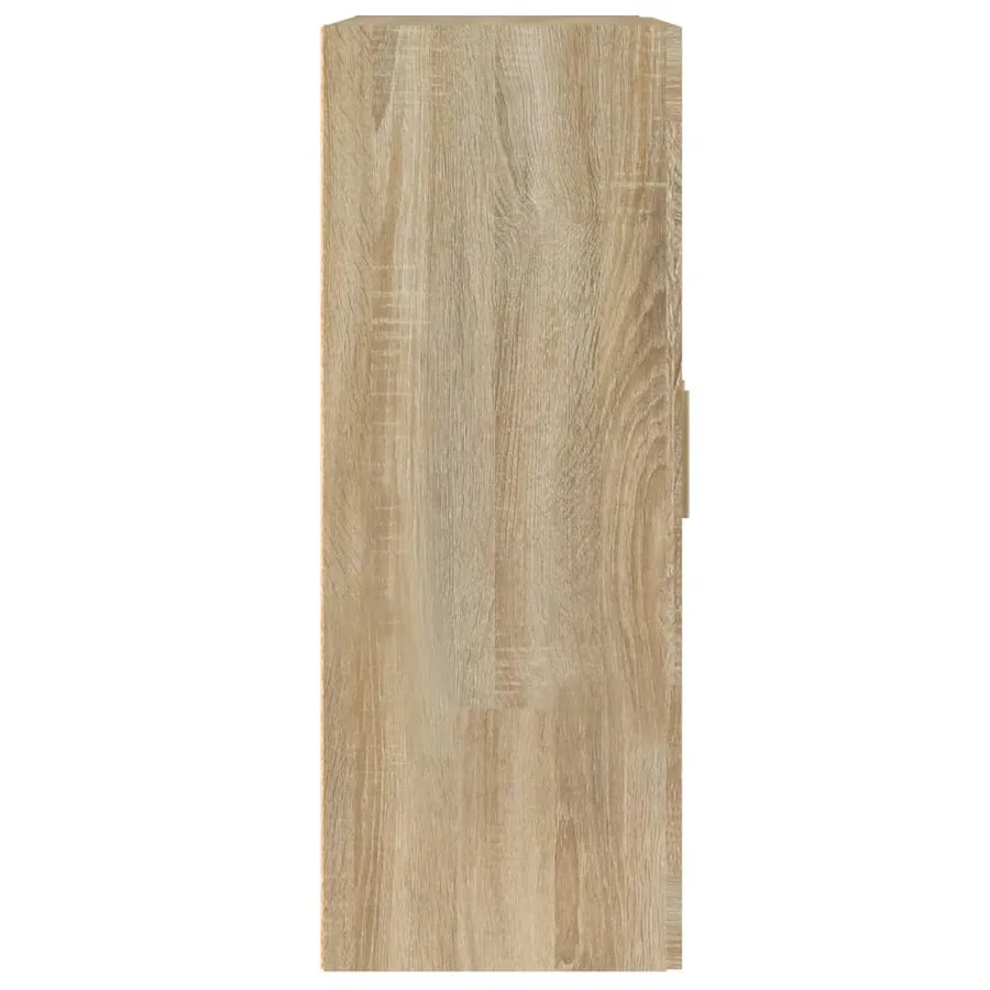 Armoire murale chêne sonoma 69,5x32,5x90 cm bois ingénierie - 7