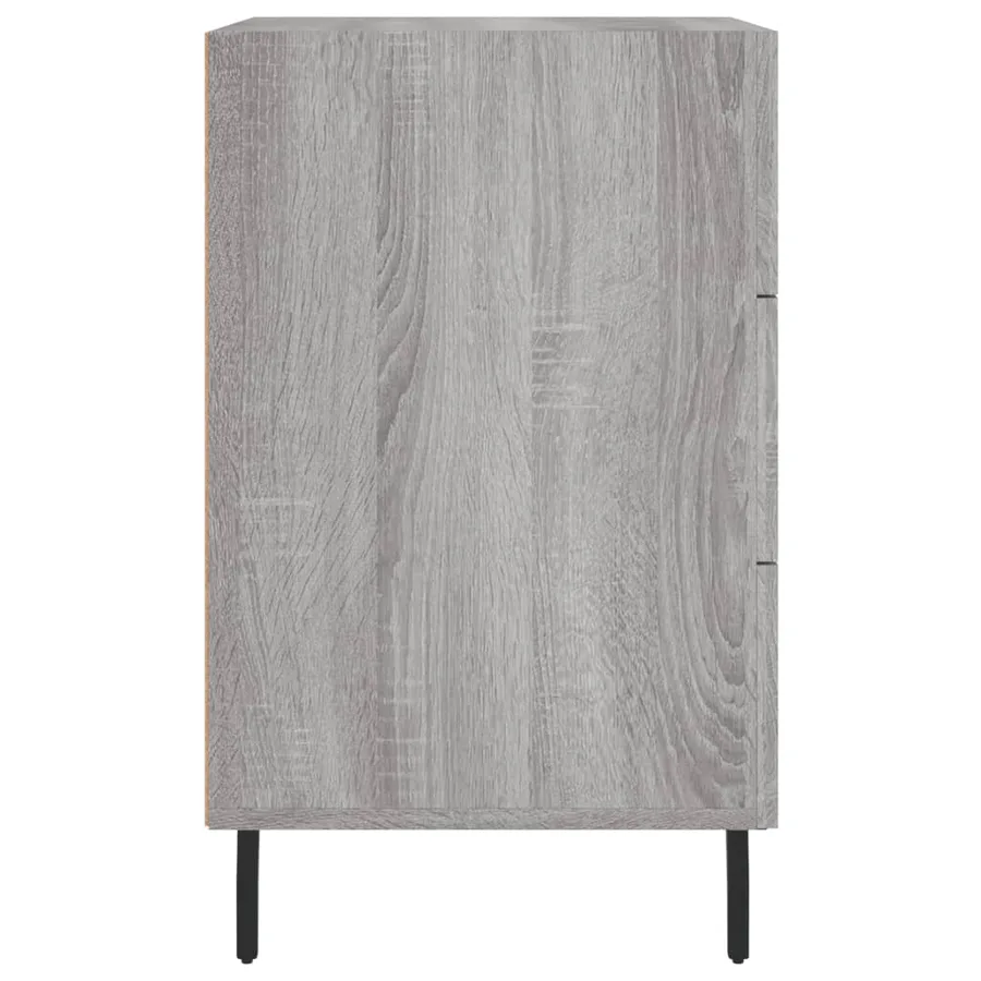 Table de chevet sonoma gris 40x40x66 cm bois d'ingénierie - 6