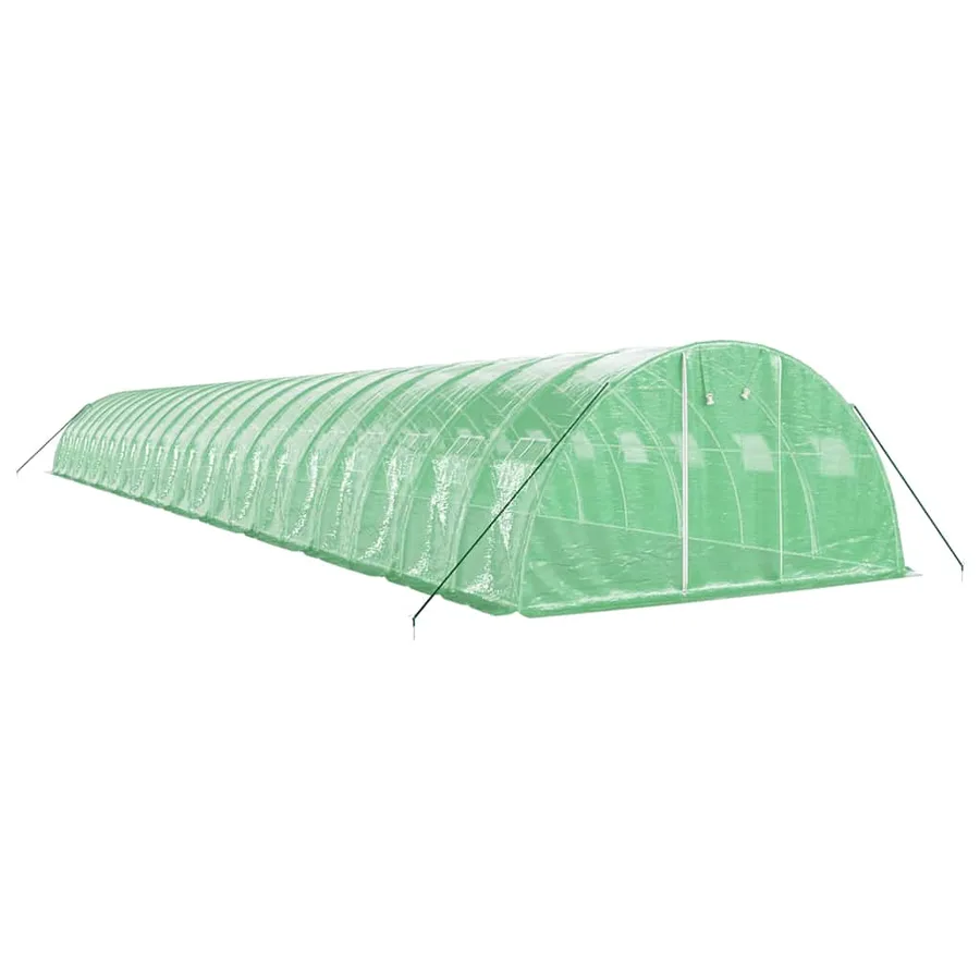 Serre avec cadre en acier vert 88 m² 22x4x2 m - 3