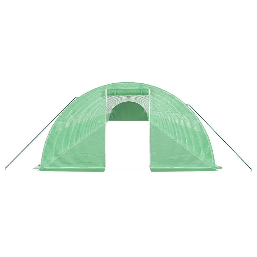 Serre avec cadre en acier vert 88 m² 22x4x2 m - 4