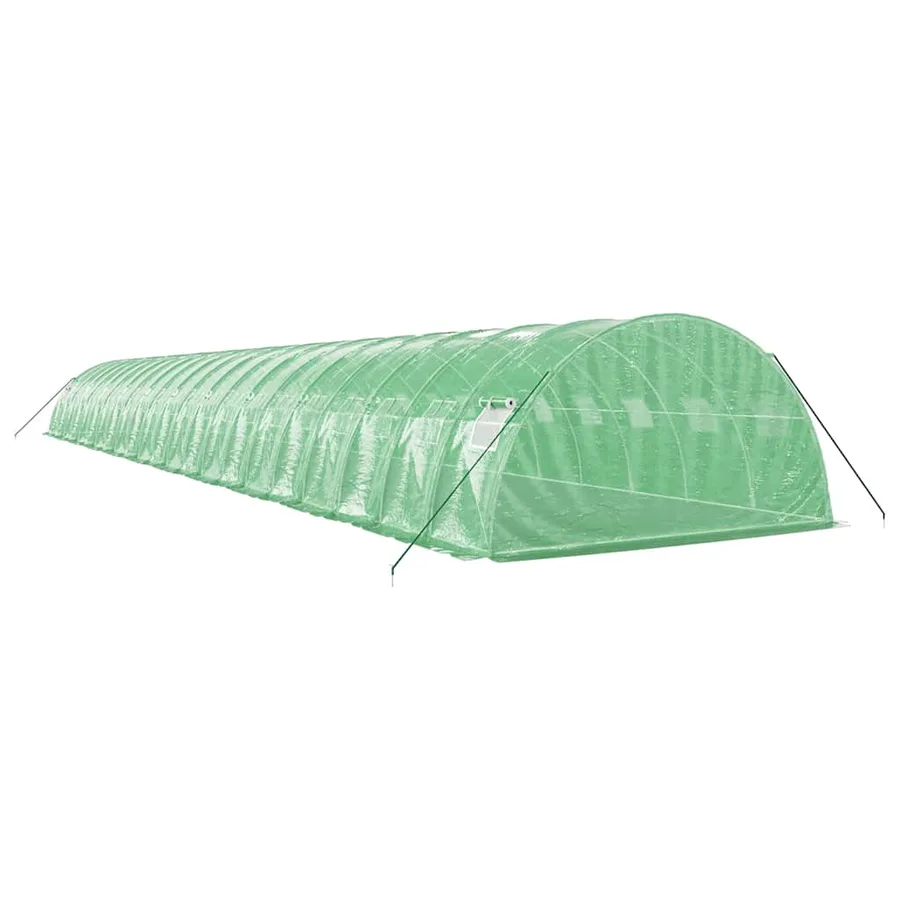 Serre avec cadre en acier vert 88 m² 22x4x2 m - 6