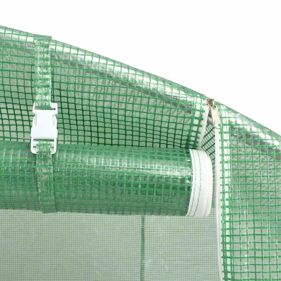 Serre avec cadre en acier vert 88 m² 22x4x2 m - 8