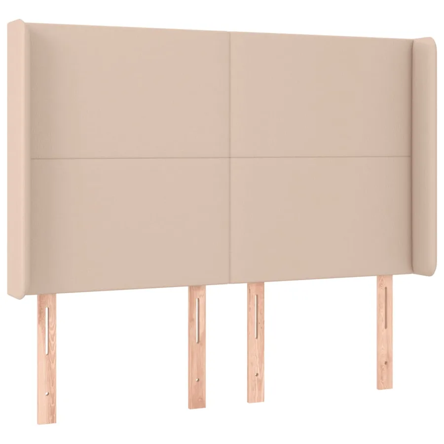 Tête de lit avec oreilles Cappuccino 147x16x118/128 cm - 2
