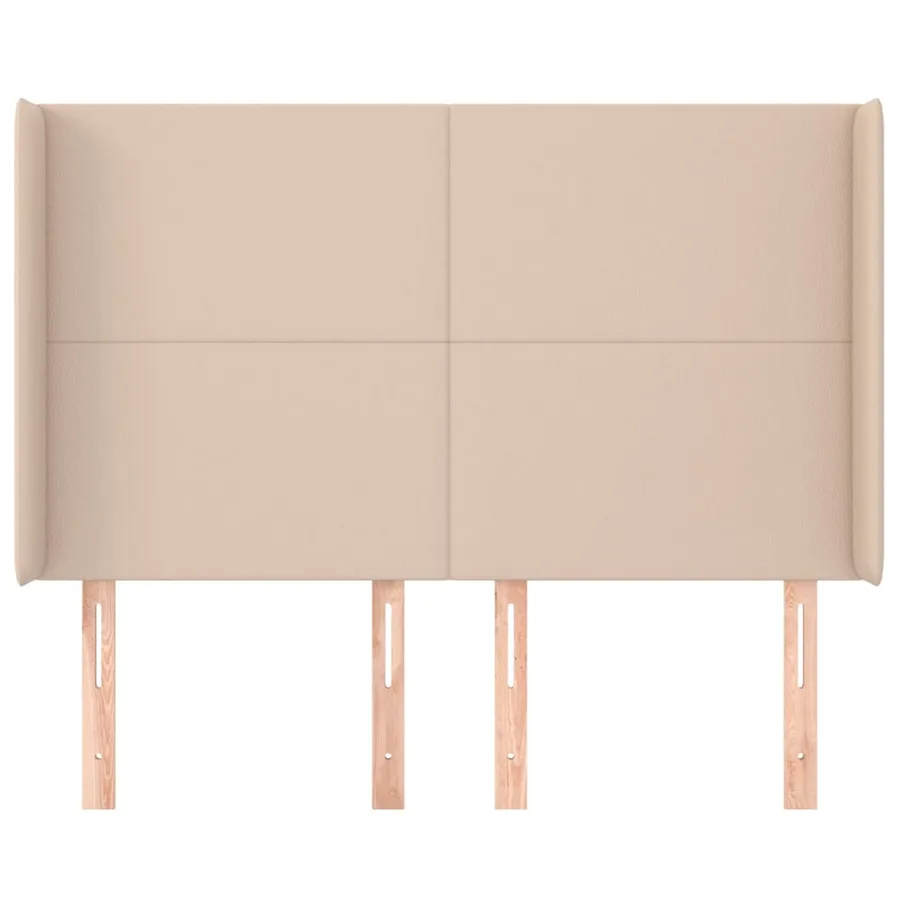 Tête de lit avec oreilles Cappuccino 147x16x118/128 cm - 3