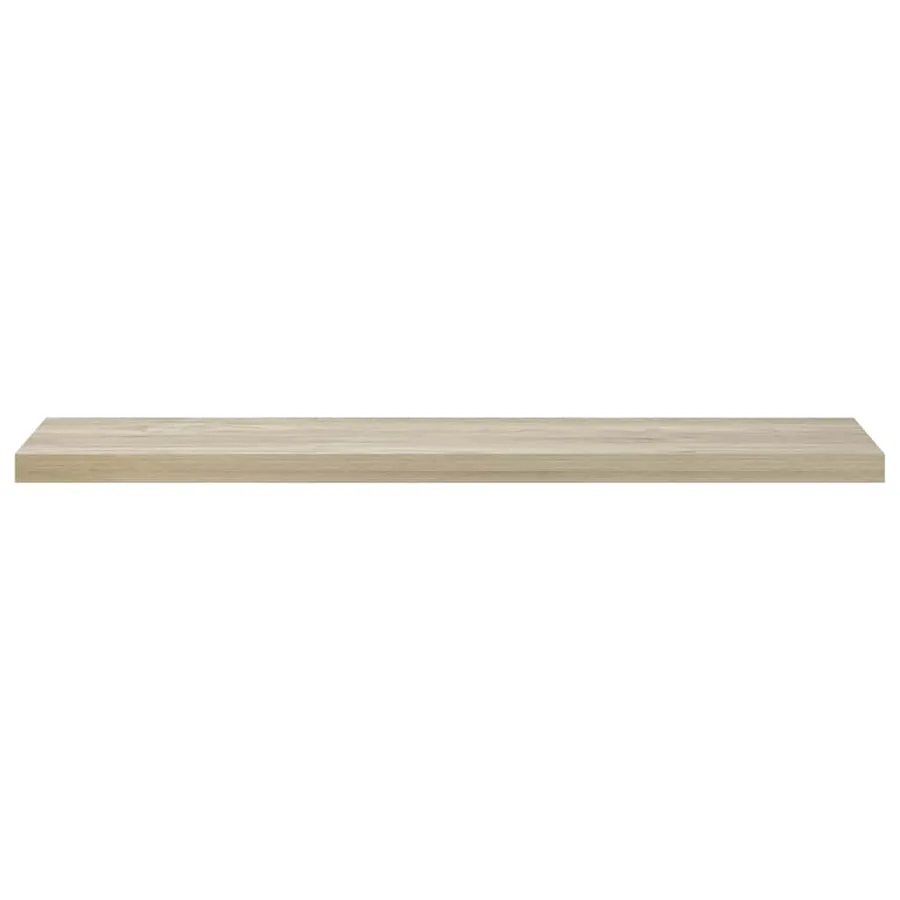 Étagère flottante murale chêne 120x23,5x3,8 cm MDF - 6