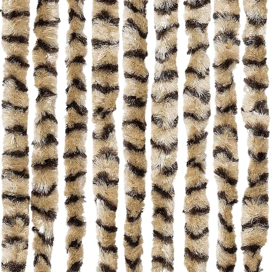 Moustiquaire Beige et marron 56x185 cm Chenille - 6