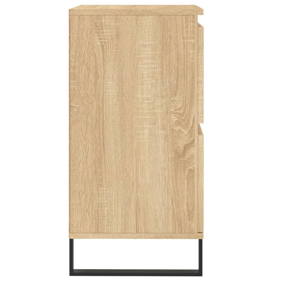 Buffets 3 pcs Chêne sonoma Bois d'ingénierie - 7