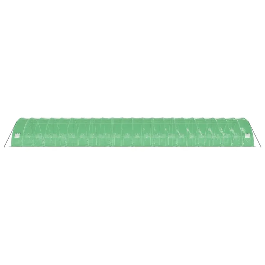 Serre avec cadre en acier vert 132 m² 22x6x2,85 m - 5