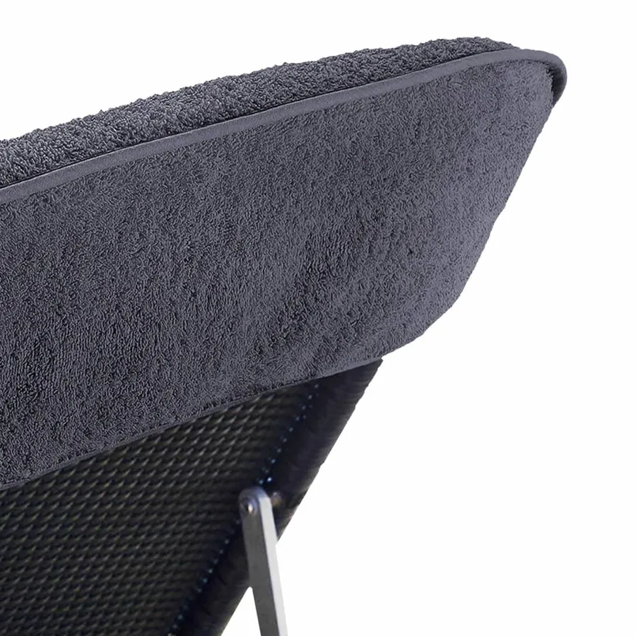 Serviettes de plage 4 pcs anthracite 60x135 cm tissu 400 GSM - 7
