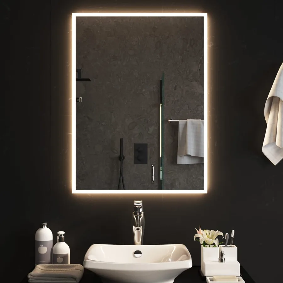 Miroir de salle de bain à LED 60x80 cm - 3