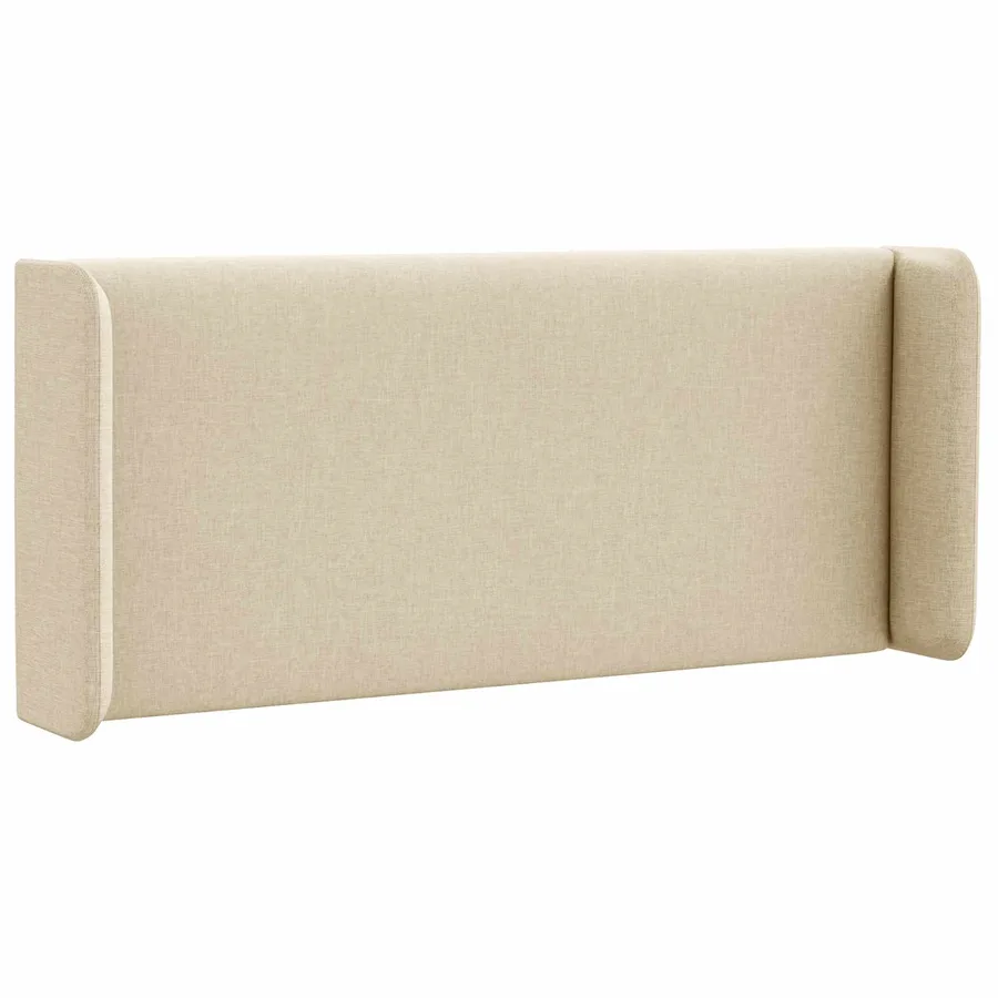 Oreille de tête de lit Crème 40,5 x 40,5 x 4 cm tissu - 3