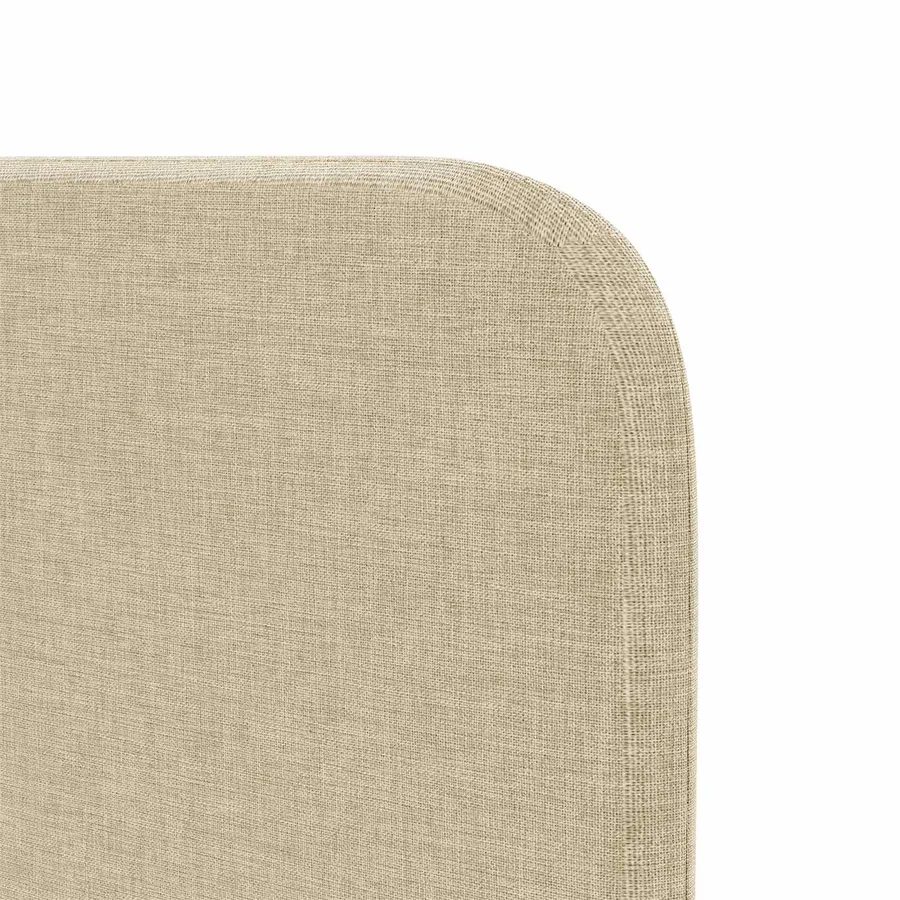 Oreille de tête de lit Crème 40,5 x 40,5 x 4 cm tissu - 9
