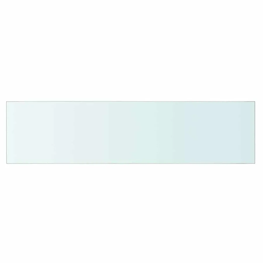 Panneau pour étagère Verre transparent 80 x 20 cm - 2