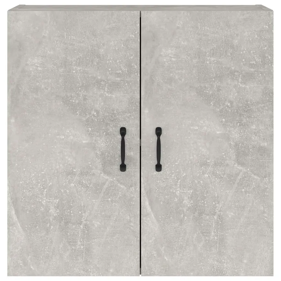 Armoire murale Gris béton 60x31x60 cm Bois d'ingénierie - 5