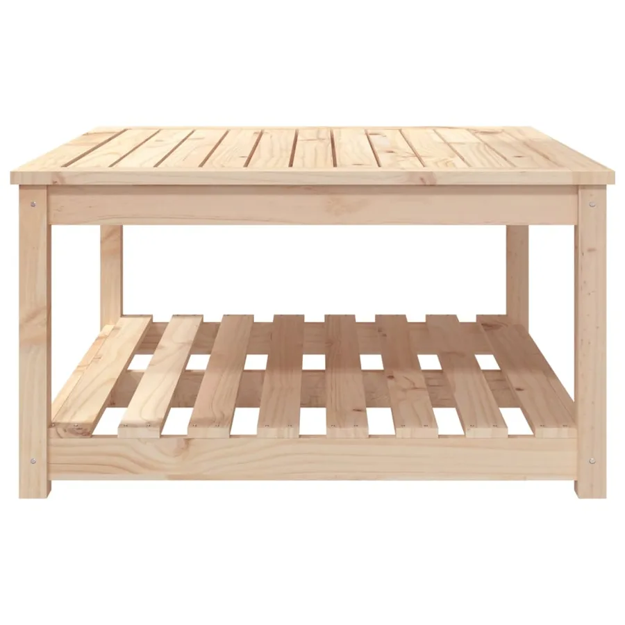 Table de jardin 82,5x82,5x45 cm bois massif de pin - 5