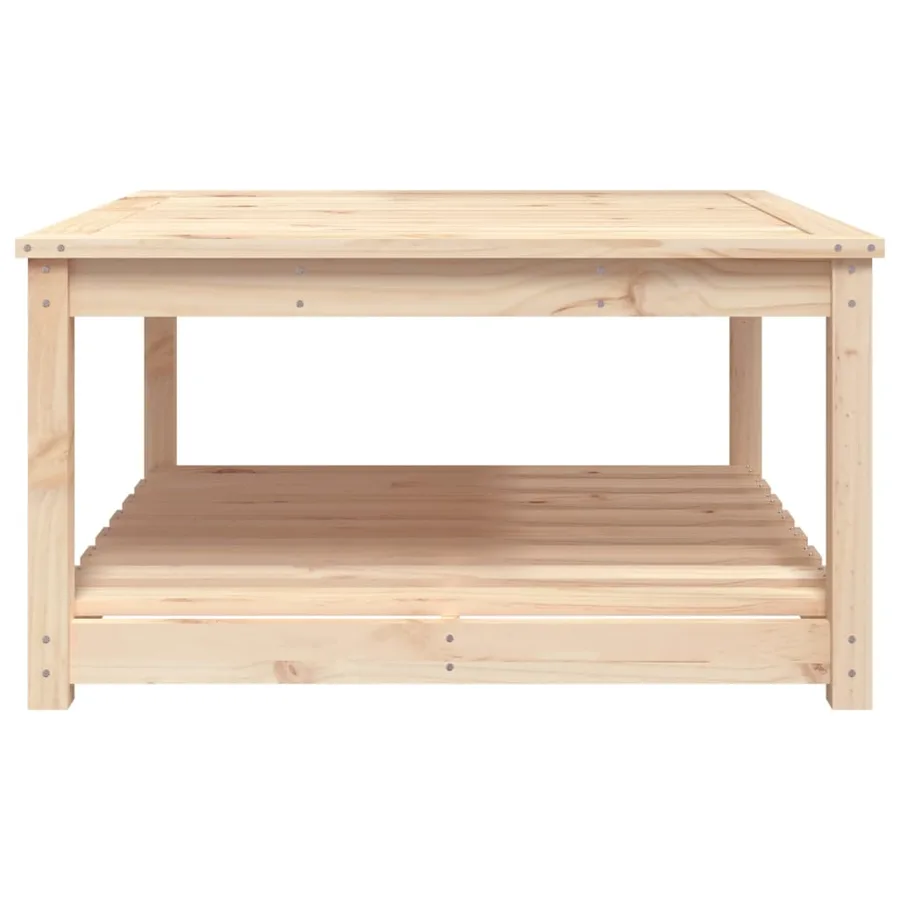Table de jardin 82,5x82,5x45 cm bois massif de pin - 6