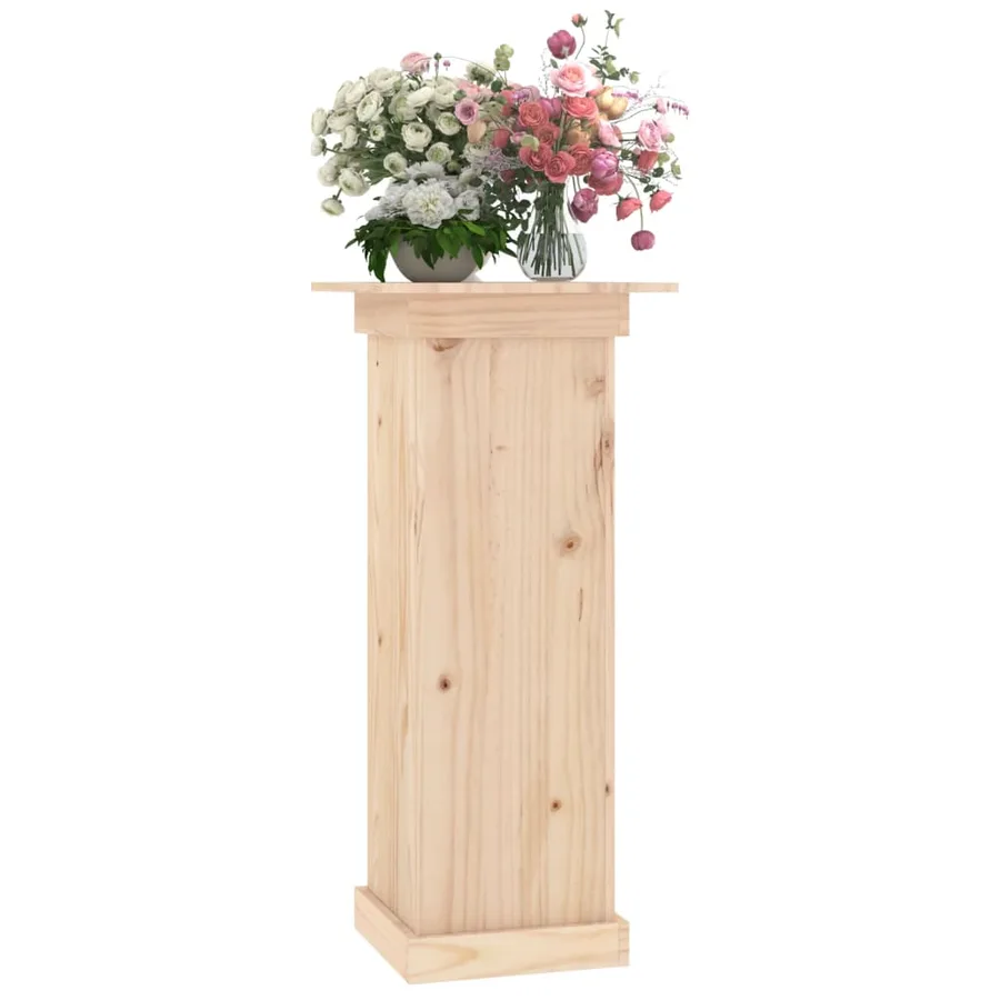 Support à fleurs 40x40x90 cm Bois de pin solide - 4