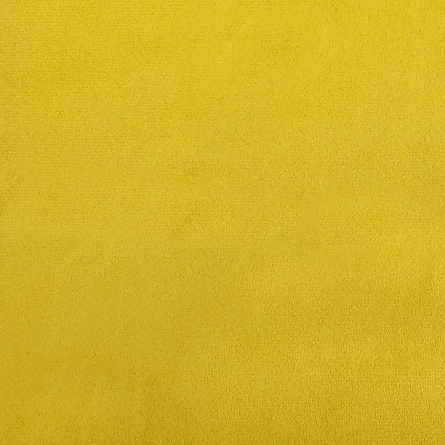 Chaise de salle à manger Jaune moutarde Velours - 7