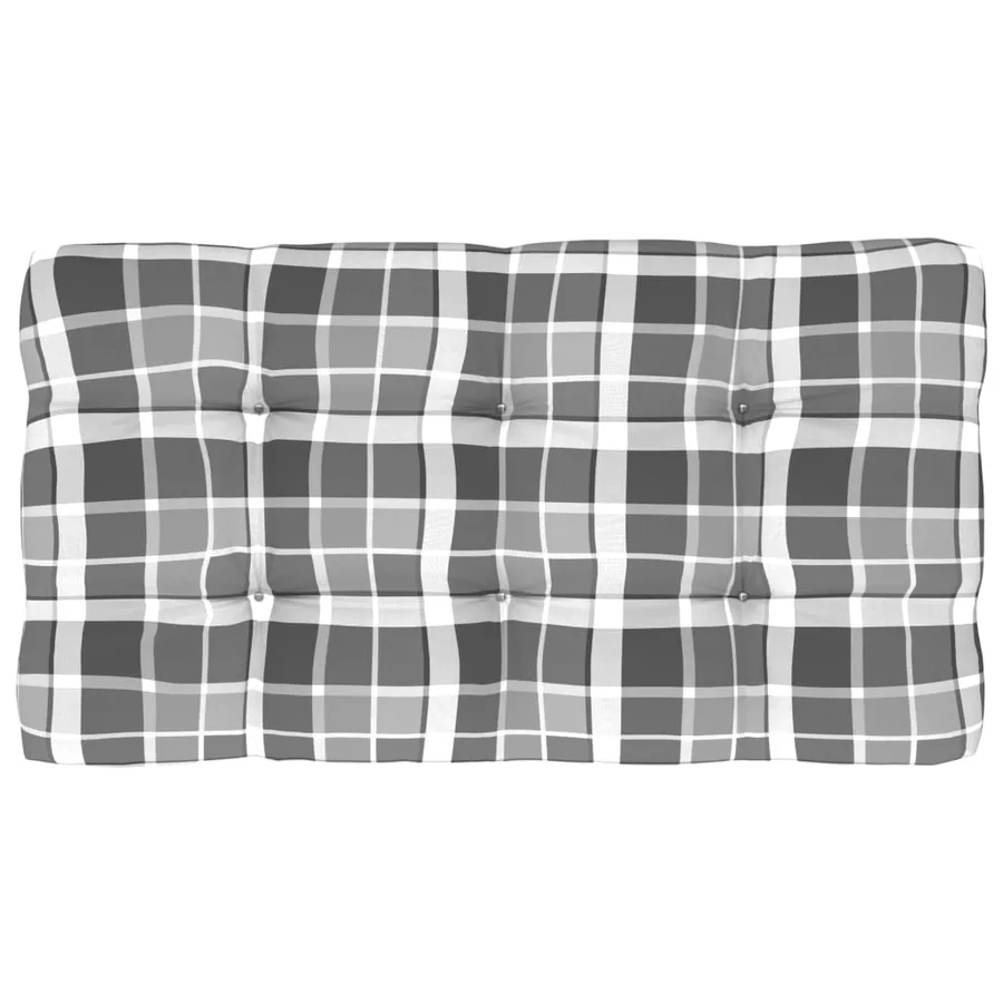 Canapé central palette de jardin Gris Bois de pin imprégné - 5
