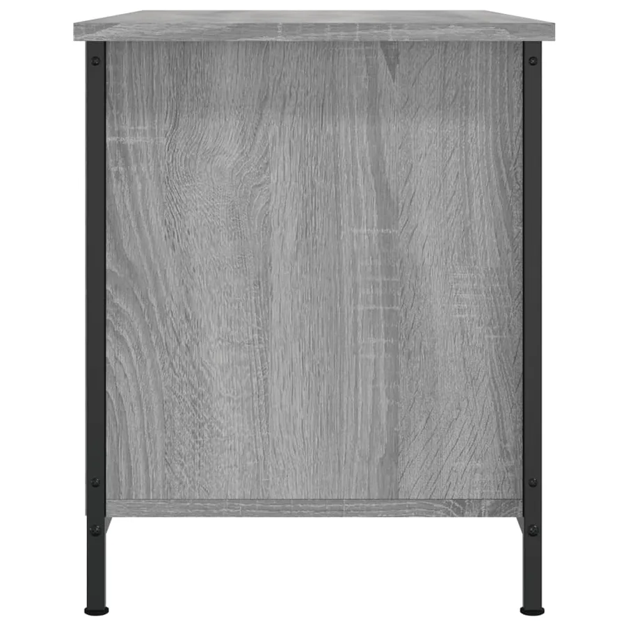 Meuble TV Sonoma gris 80x40x50 cm Bois d'ingénierie - 7