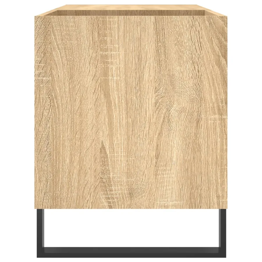 Armoire à disques chêne sonoma 85x38x48 cm bois d'ingénierie - 5