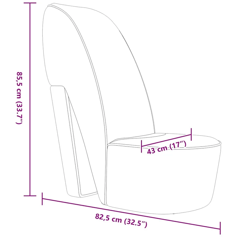 Chaise en forme de talon haut rouge velours - 8