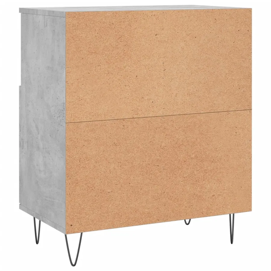 Buffet Gris béton 60x35x70 cm Bois d'ingénierie - 8