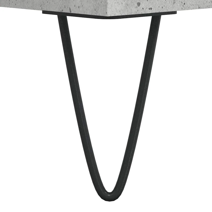 Buffet gris béton 40x35x70 cm bois d'ingénierie - 10