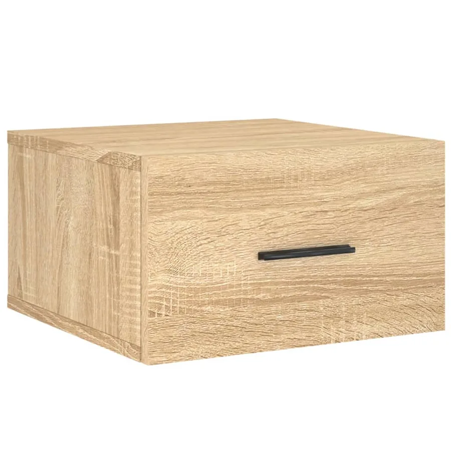 Tables de chevet murales 2 pcs chêne sonoma 35x35x20 cm - 5