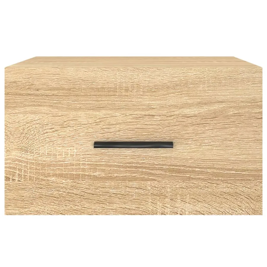 Tables de chevet murales 2 pcs chêne sonoma 35x35x20 cm - 6