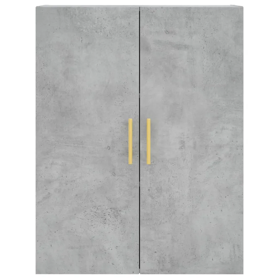 Armoire murale gris béton 69,5x34x90 cm - 7