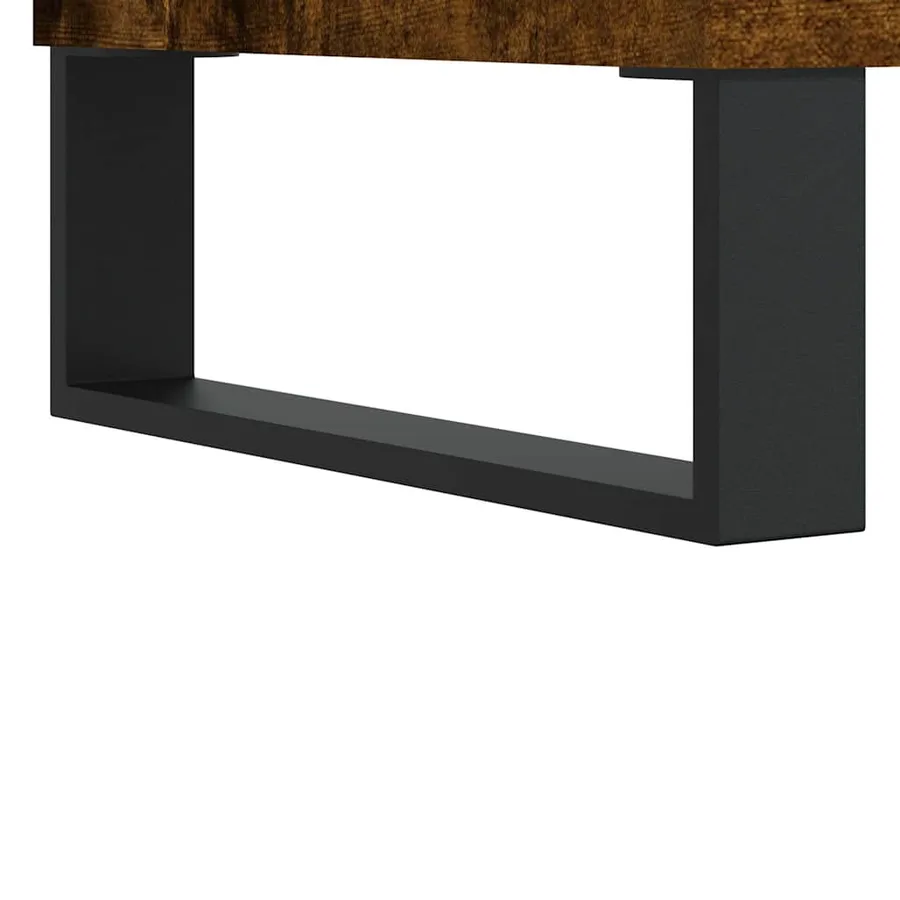 Tables de chevet 2pcs chêne fumé 40x35x47,5cm bois d’ingénierie - 11