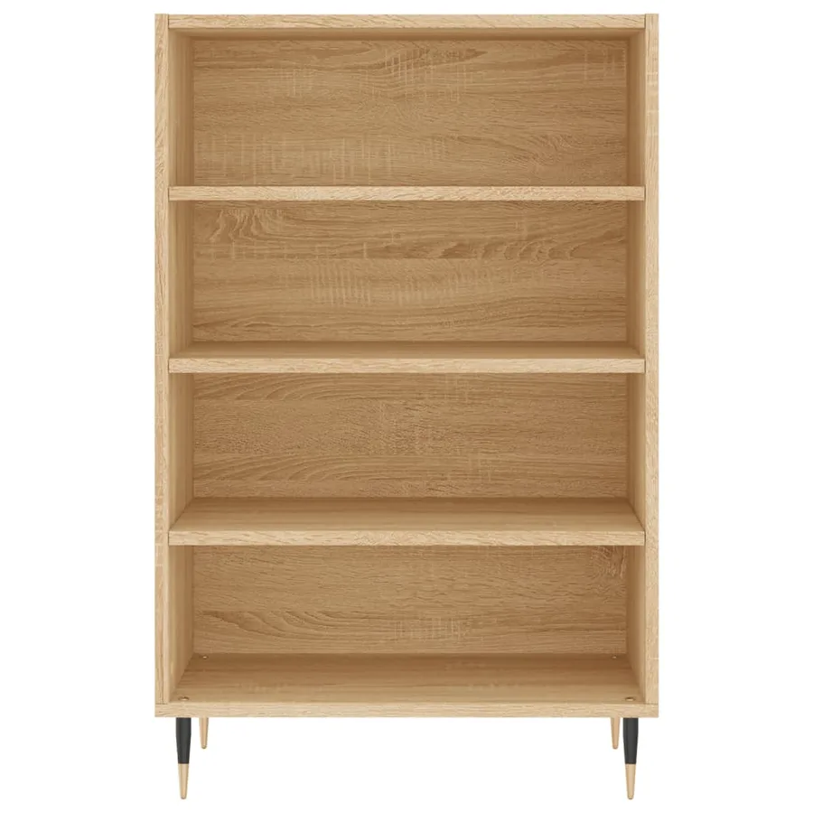 Buffet haut chêne sonoma 57x35x90 cm bois d'ingénierie - 4