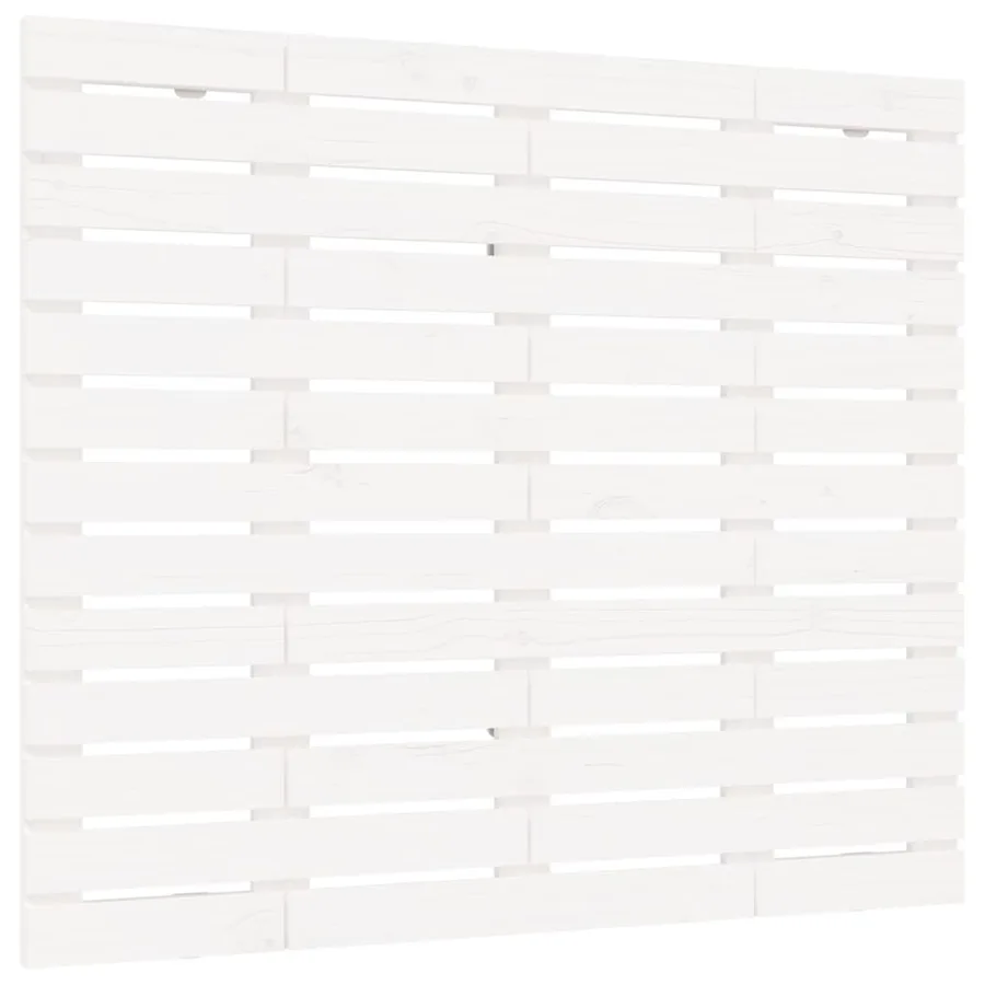 Tête de lit murale Blanc 96x3x91,5 cm Bois massif de pin - 2