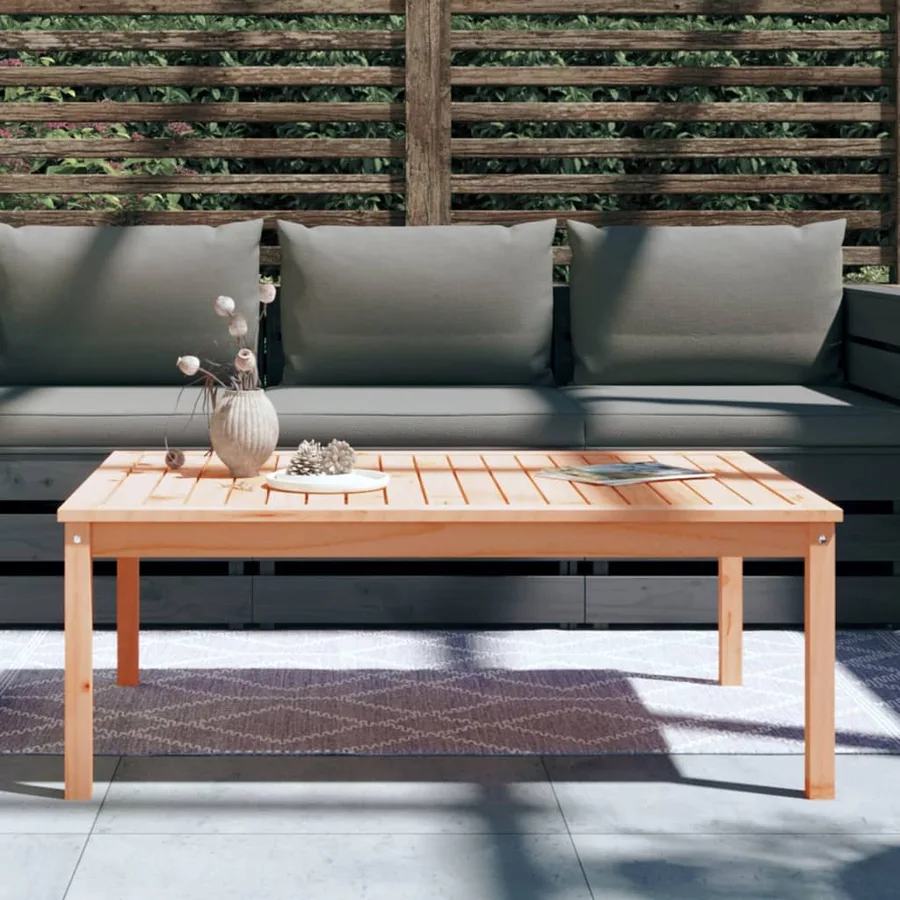Table de jardin 121x82,5x45 cm bois massif de douglas - 3