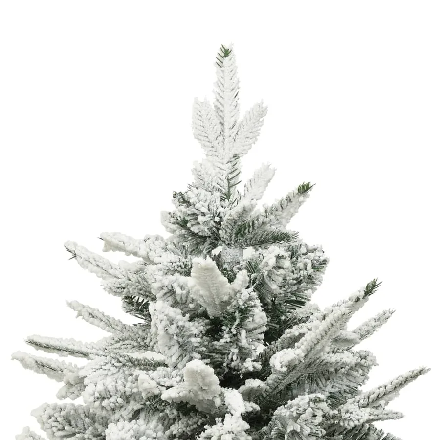 Sapin de Noël artificiel à flocons de neige Vert 210 cm PVC/PE - 3
