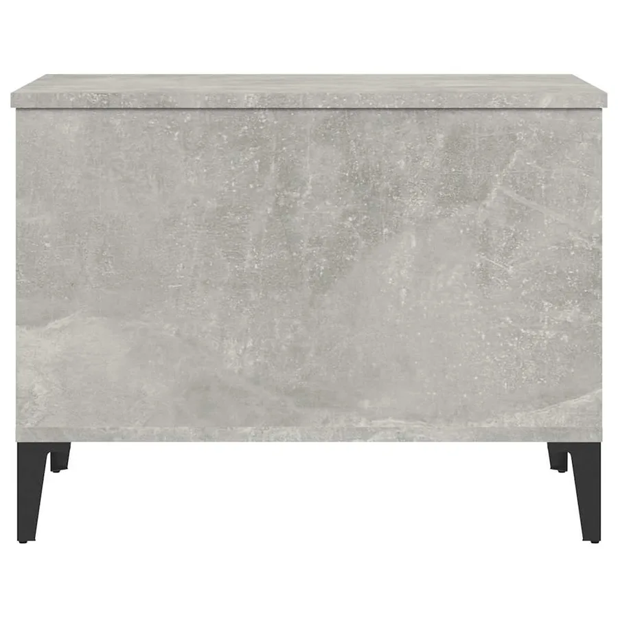 Table basse Gris béton 60x44,5x45 cm Bois d'ingénierie - 5