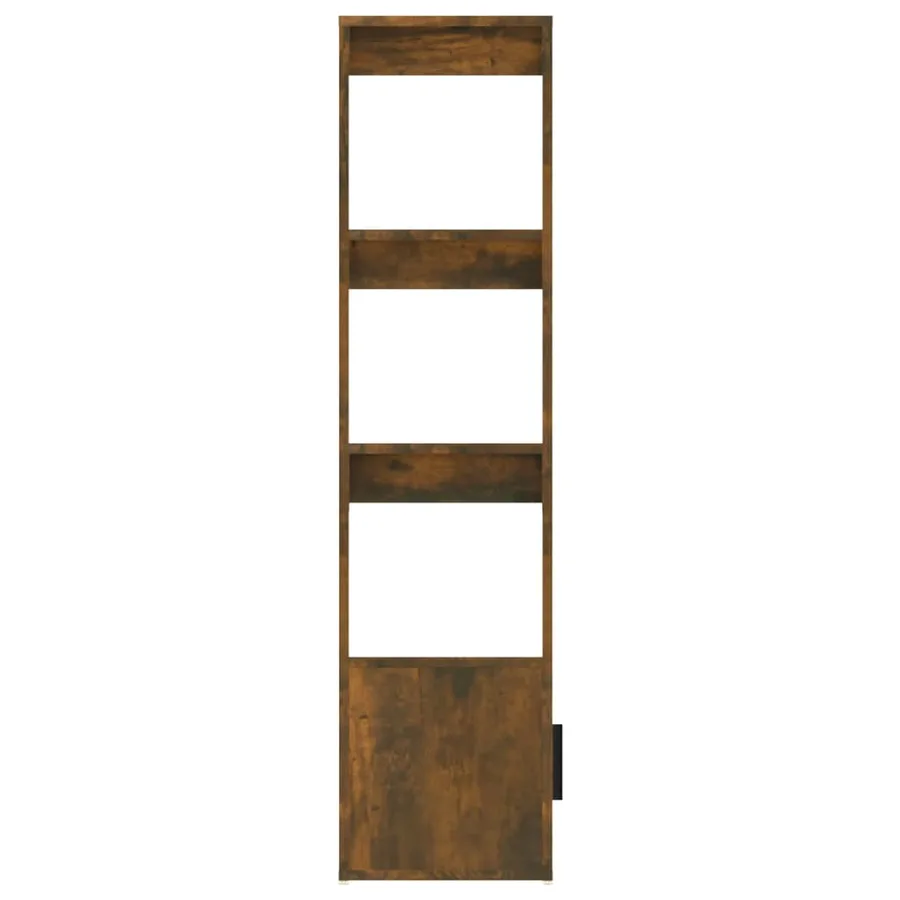 Buffet Chêne fumé 80x30x119,5 cm Bois d'ingénierie - 8