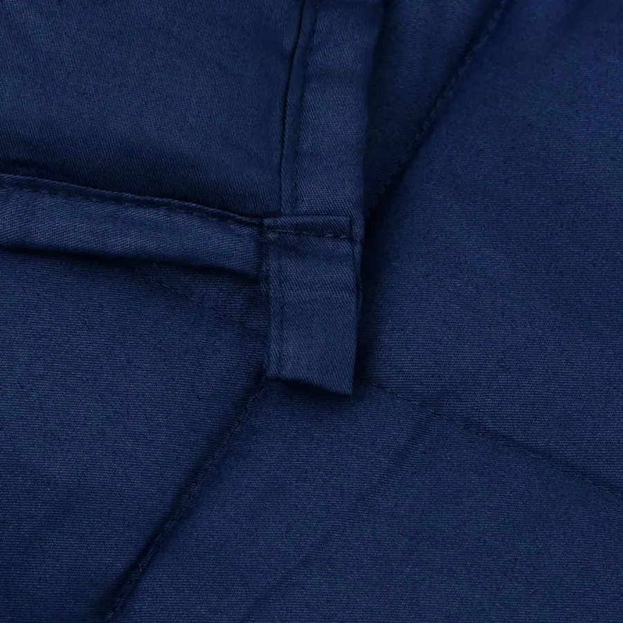 Couverture lestée Bleu 220x230 cm 11 kg Tissu - 5