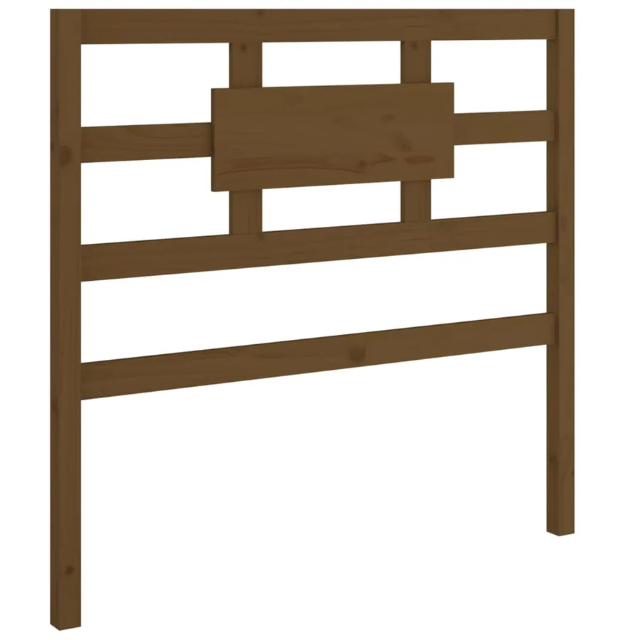 Tête de lit Marron miel 95,5x4x100 cm Bois massif de pin - 2