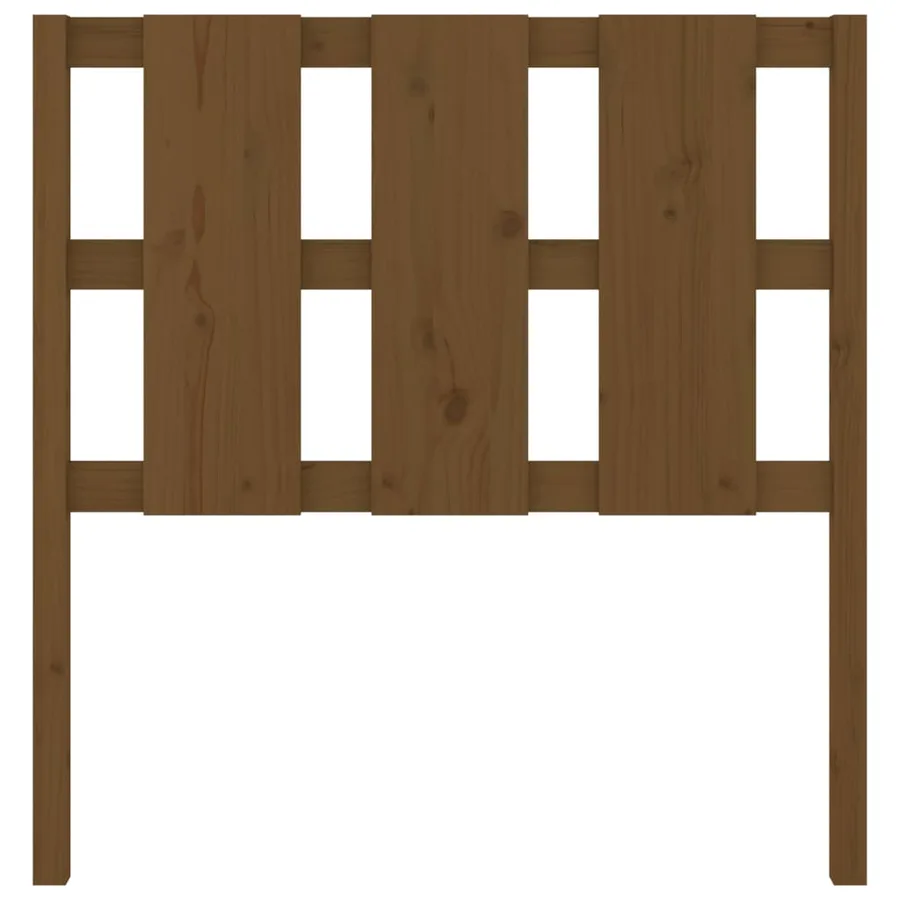 Tête de lit Marron miel 95,5x4x100 cm Bois massif de pin - 4
