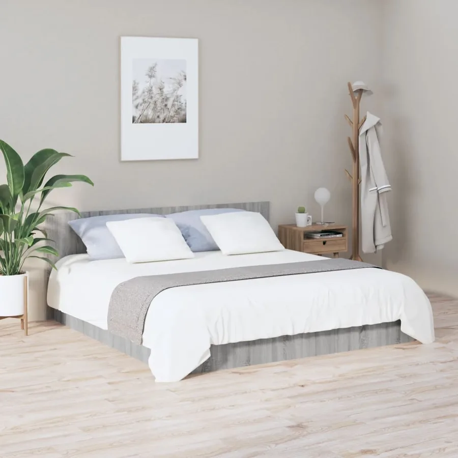 Tête de lit Sonoma gris 200x1,5x80 cm Bois d'ingénierie - 3