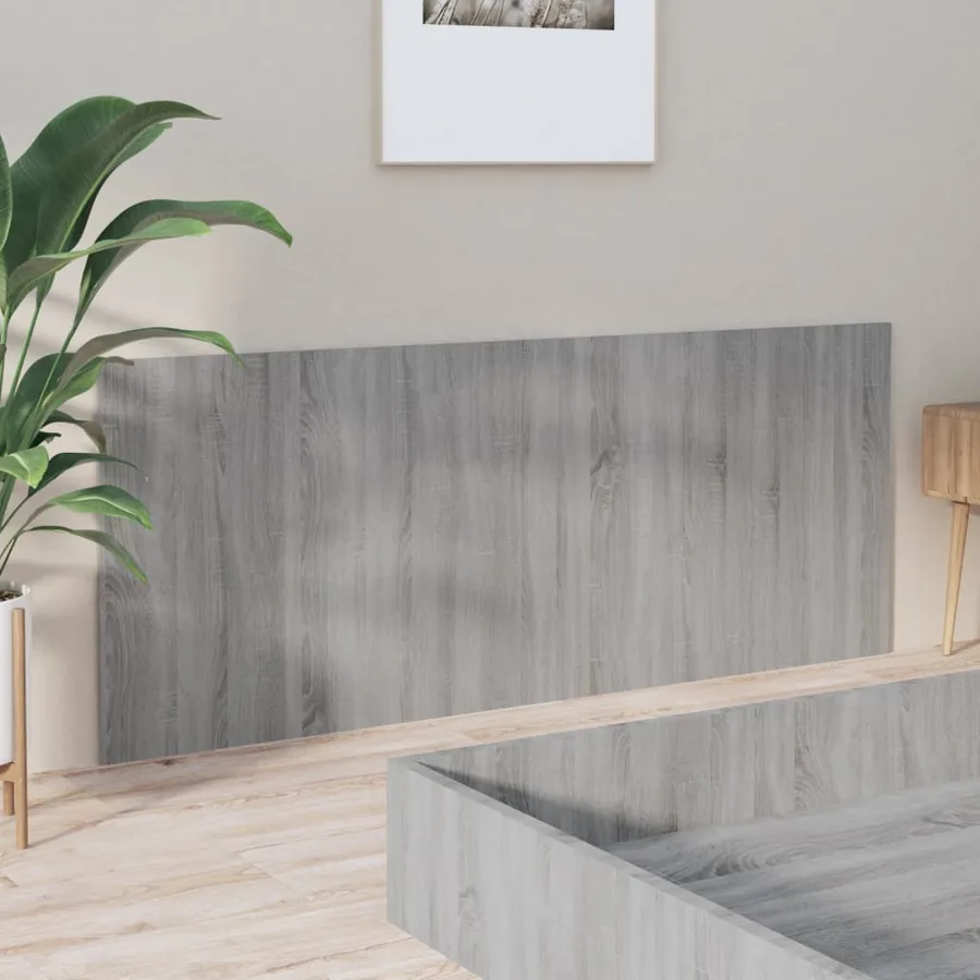 Tête de lit Sonoma gris 200x1,5x80 cm Bois d'ingénierie - 4