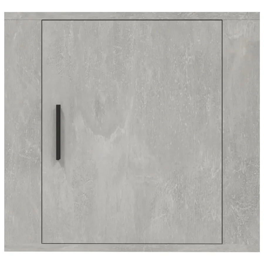 Table de chevet murale Gris béton 50x30x47 cm - 5